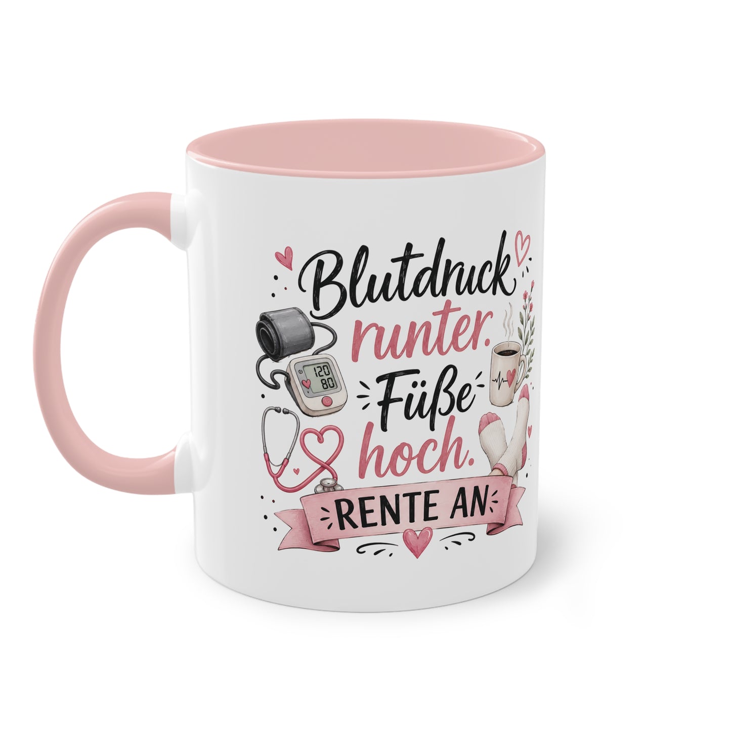 Blutdruck runter. Füße hoch. Rente an. 💗🩺☕