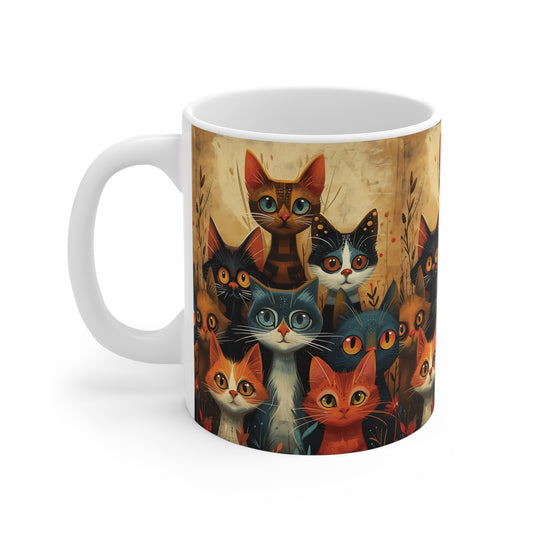 Katzen-Tasse – Liebevoll gestaltetes Katzenmotiv für Tierfreunde 🐱❤️☕