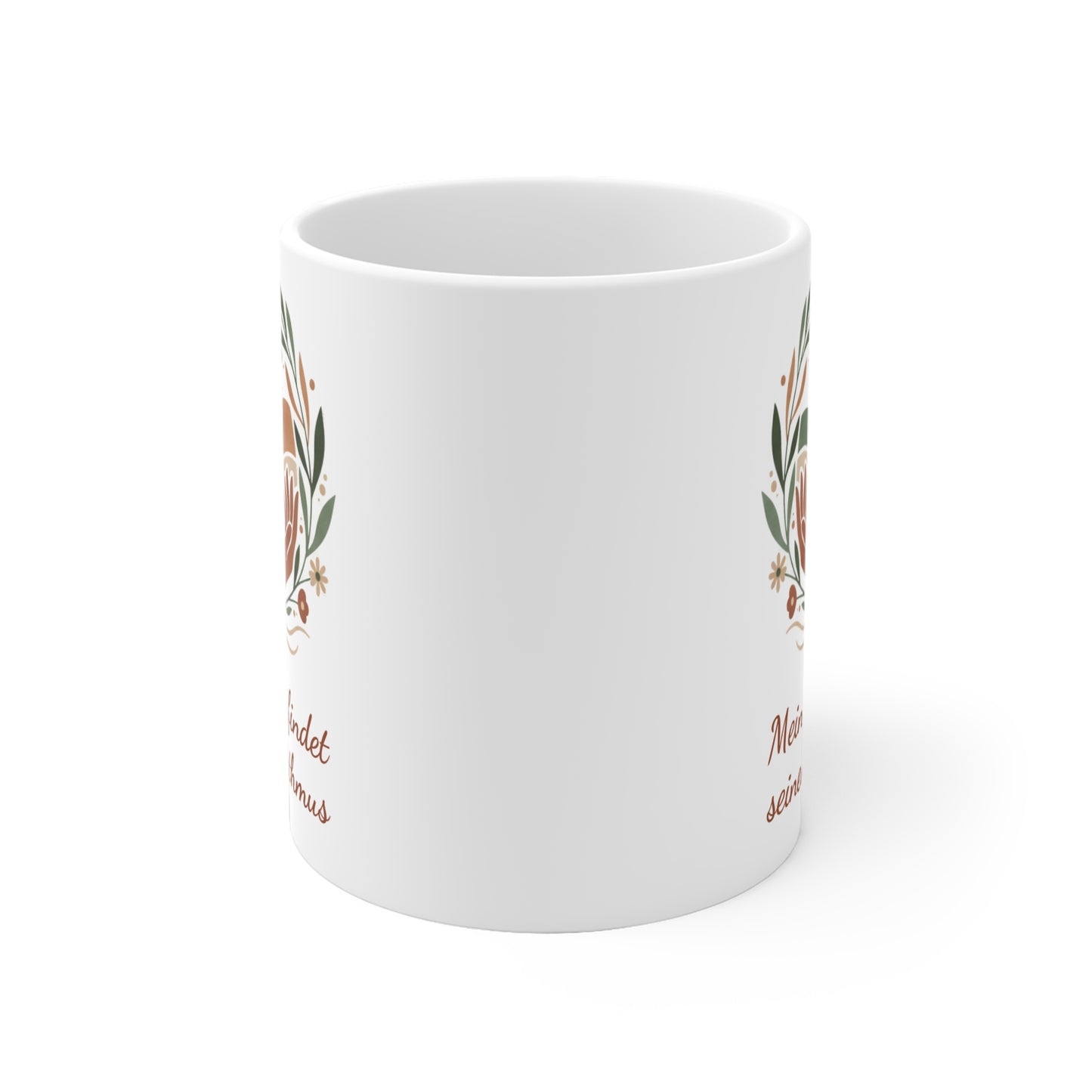 Mein Herz findet seinen Rhythmus Tasse | Achtsamkeits-Becher Herz