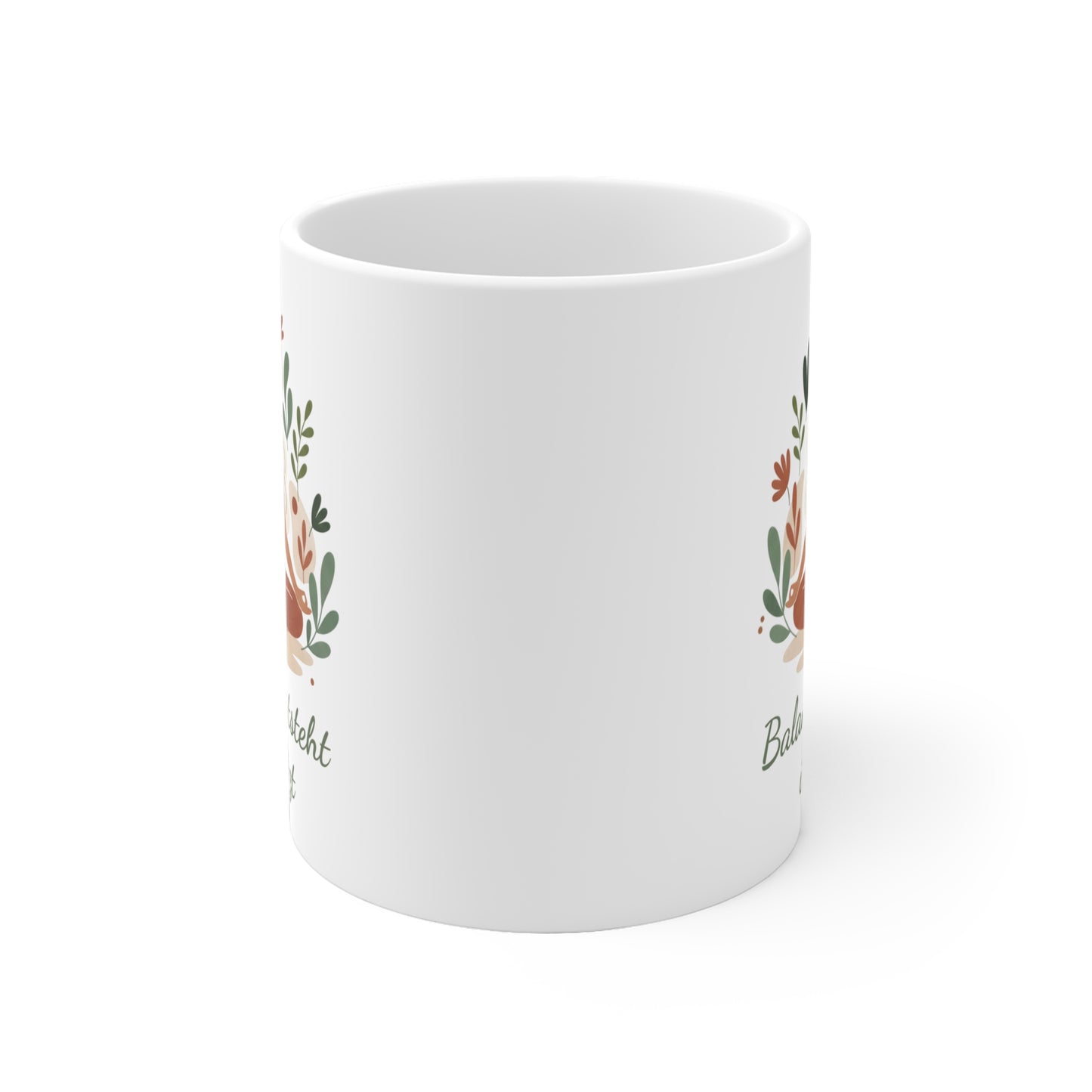 Balance entsteht im Jetzt Tasse | Achtsamkeits-Becher Präsenz