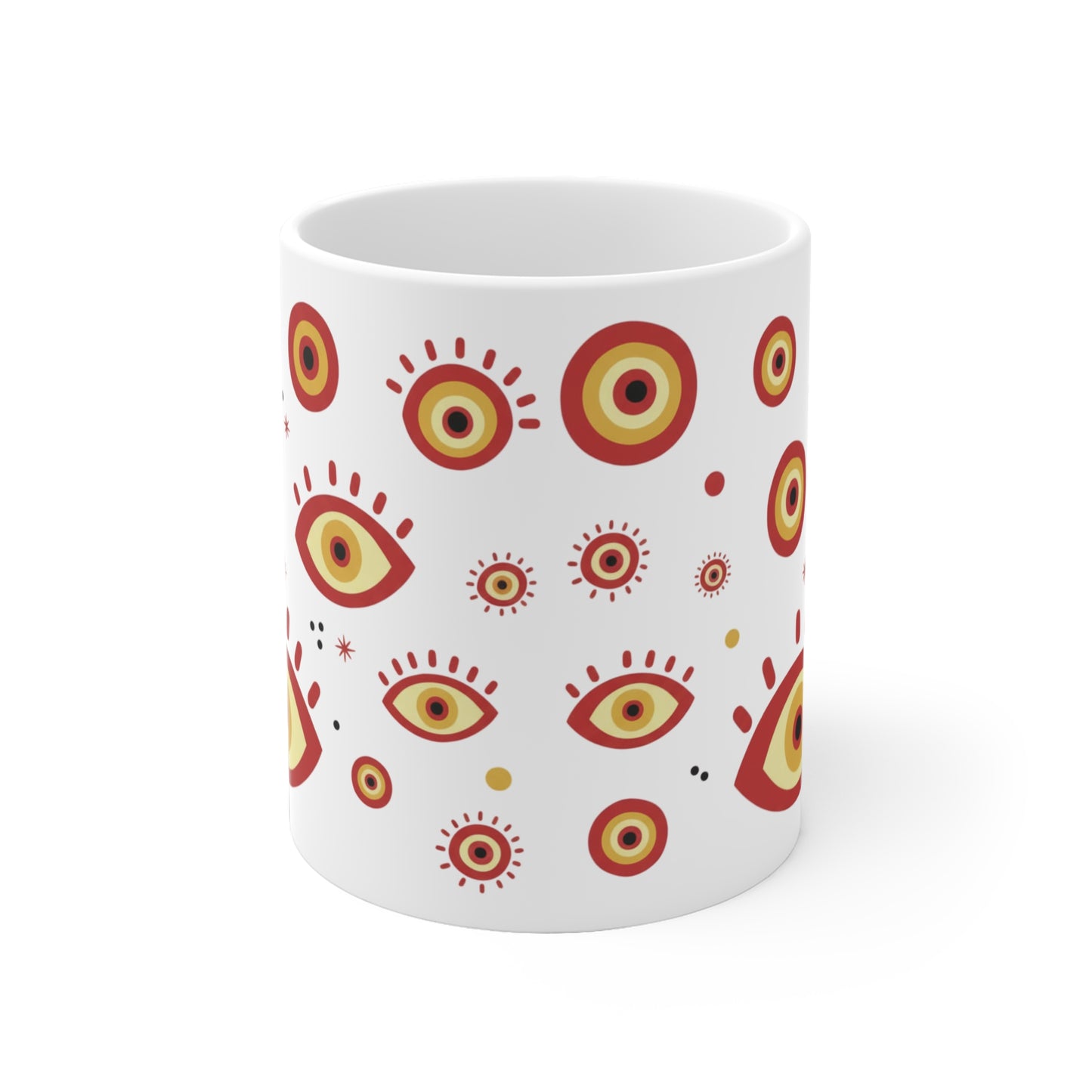 Boho Evil Eye Tasse – Stilvolles Design mit besonderer Symbolik