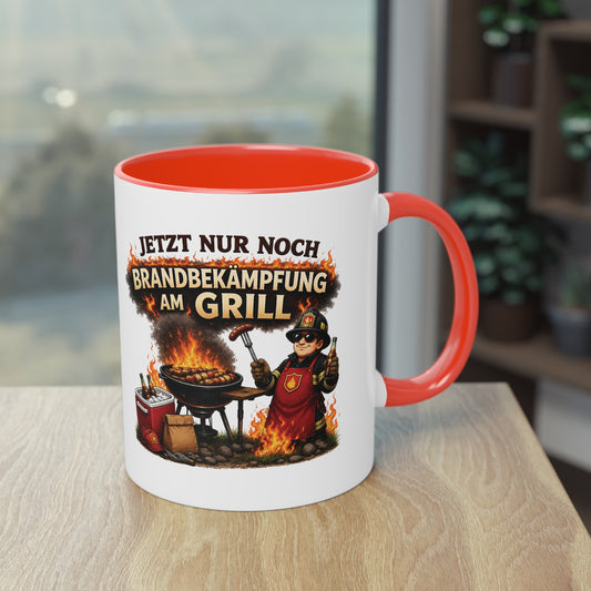 Jetzt nur noch Brandbekämpfung am Grill 🔥🌭🚒