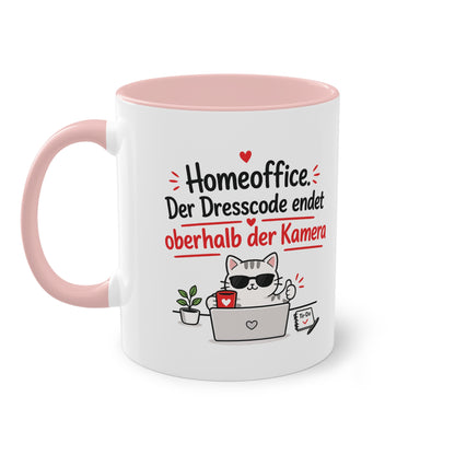 Homeoffice-Tasse – „Der Dresscode endet oberhalb der Kamera.“