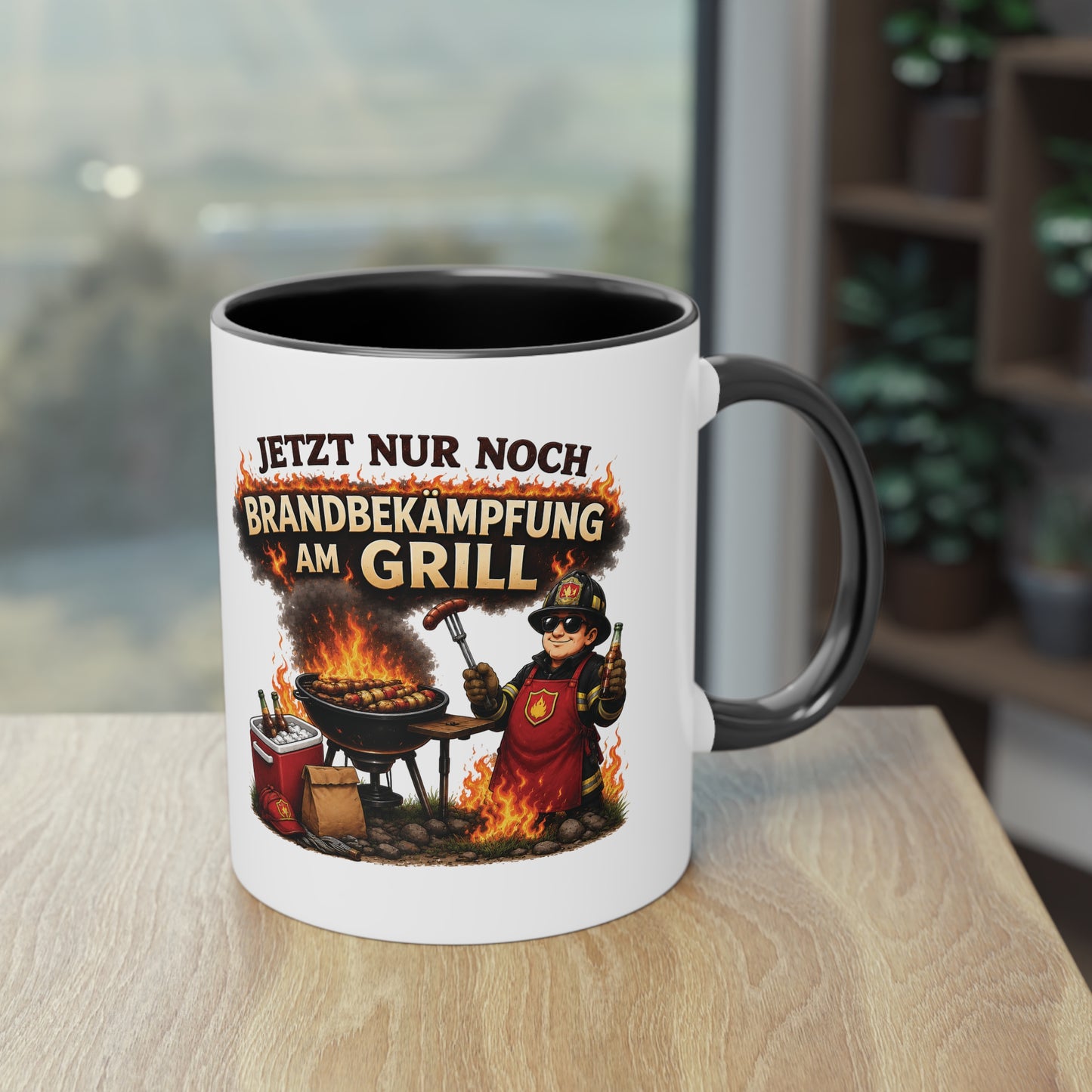 Jetzt nur noch Brandbekämpfung am Grill 🔥🌭🚒
