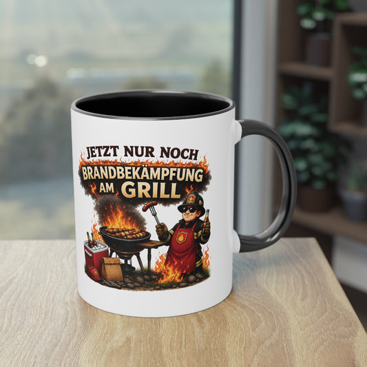 Jetzt nur noch Brandbekämpfung am Grill 🔥🌭🚒