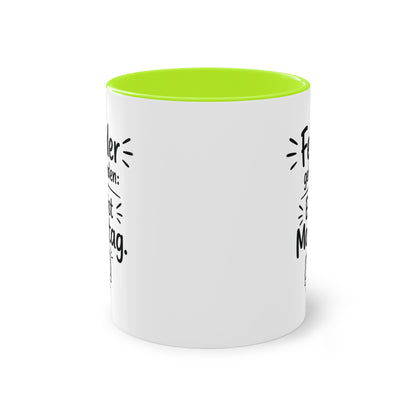 Tasse „Fehler gefunden: Es ist Montag.“ – Lustige Bürotasse mit Humor