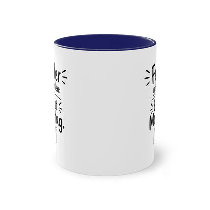 Tasse „Fehler gefunden: Es ist Montag.“ – Lustige Bürotasse mit Humor