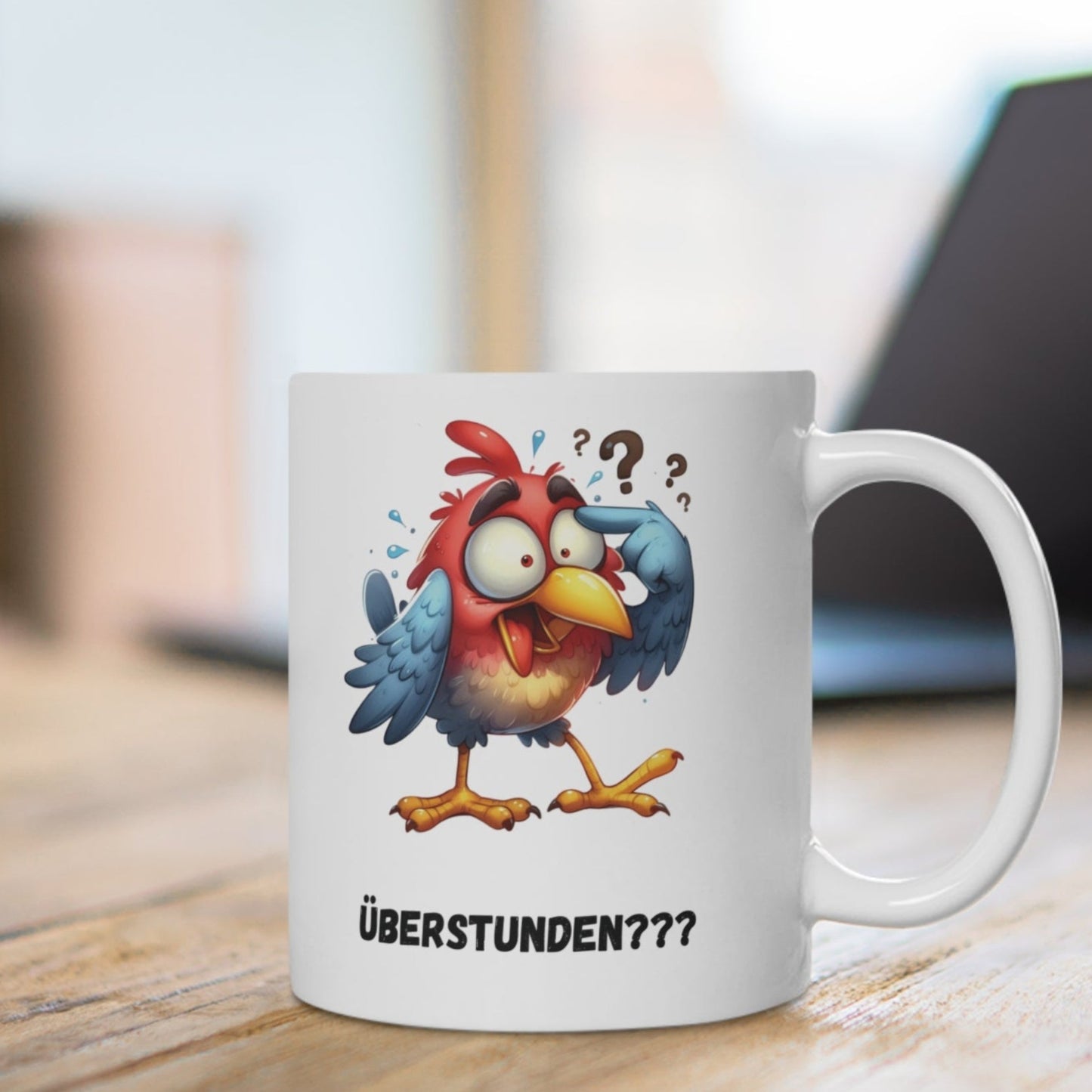 Überstunden??? Vogel Tasse