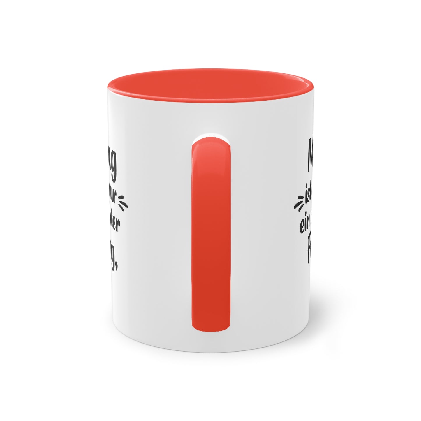 Tasse „Montag ist auch nur ein schlechter Freitag.“ – Lustige Bürotasse mit Humor