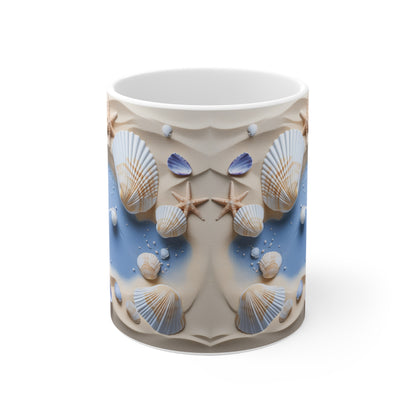 Strand & Muschel Tasse – Maritime Entspannung für jeden Tag