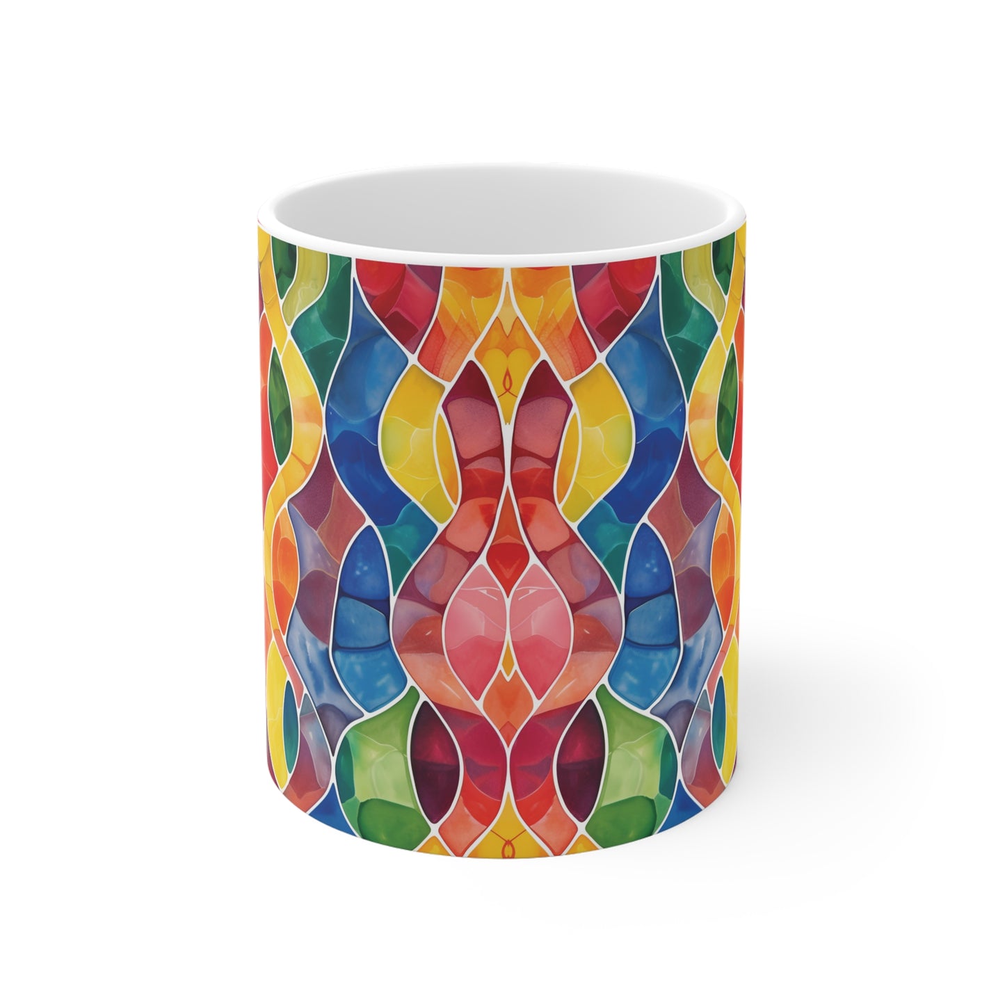 Mosaik Tasse bunt – Farbenfrohe Kaffee Tasse mit modernem Glasmosaik-Design für stilvolle Wohnmomente