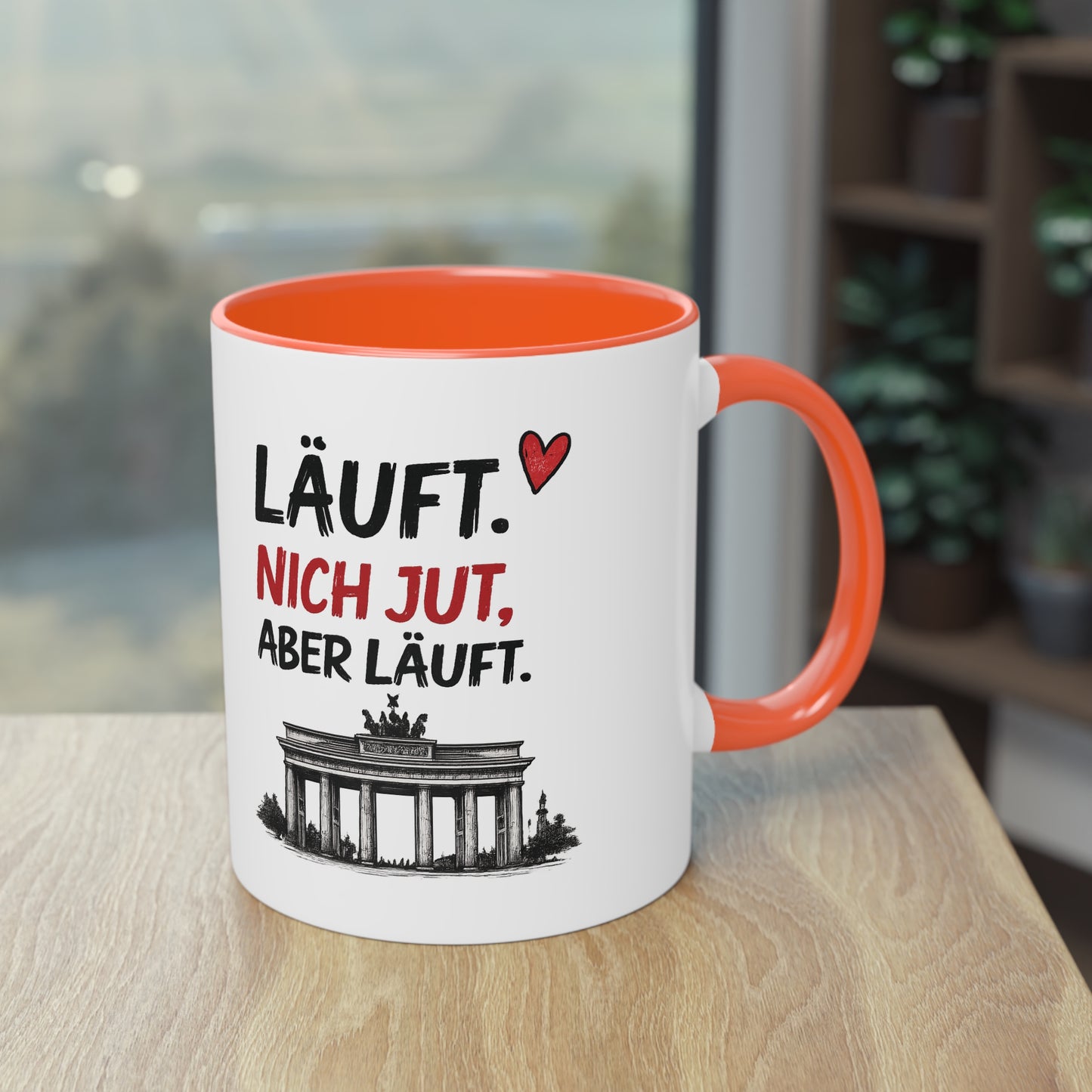 „Läuft. Nich jut, aber läuft.“ – Berliner Sprüche Tasse mit Humor ❤️