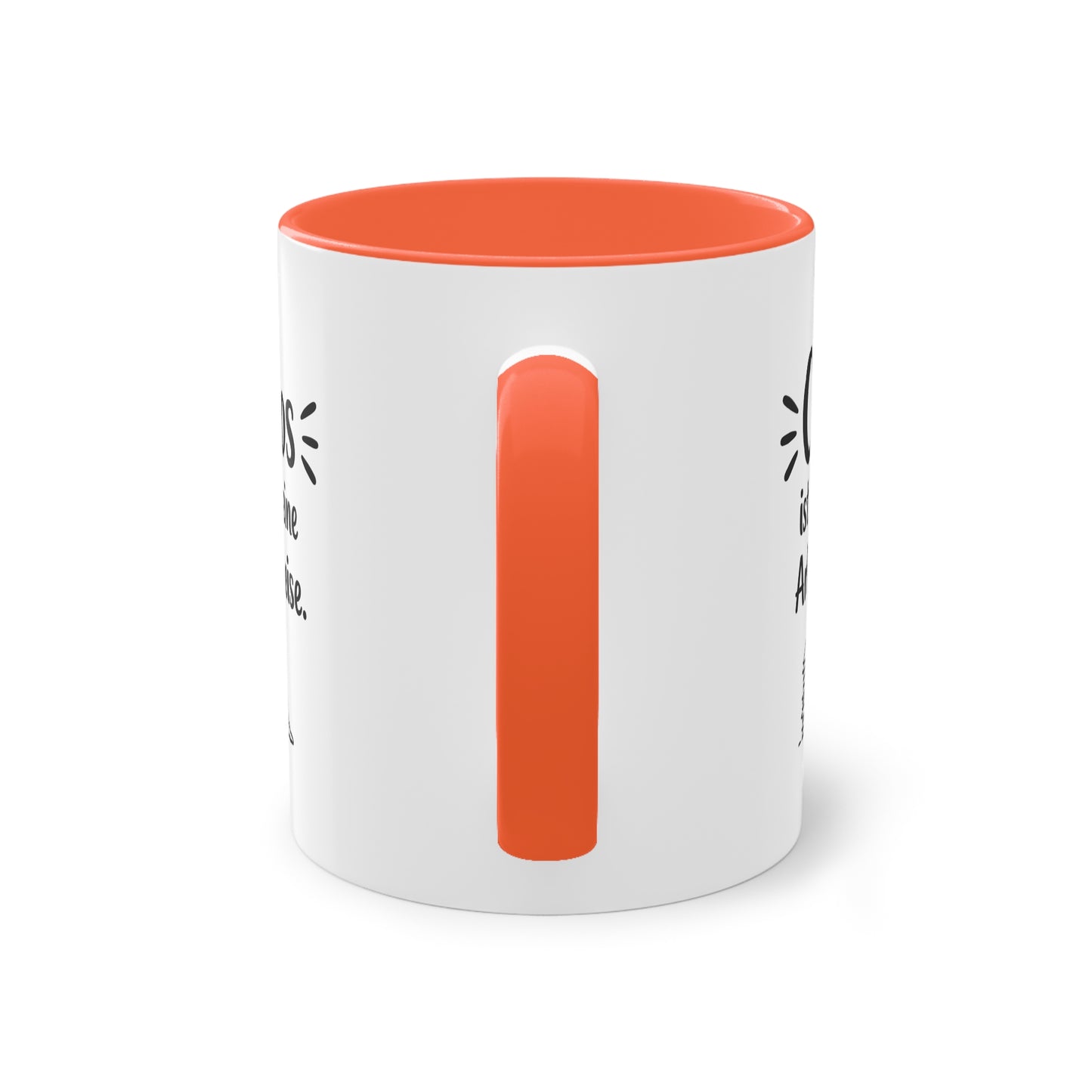 Tasse „Chaos ist auch eine Arbeitsweise.“ – Lustige Bürotasse mit Humor