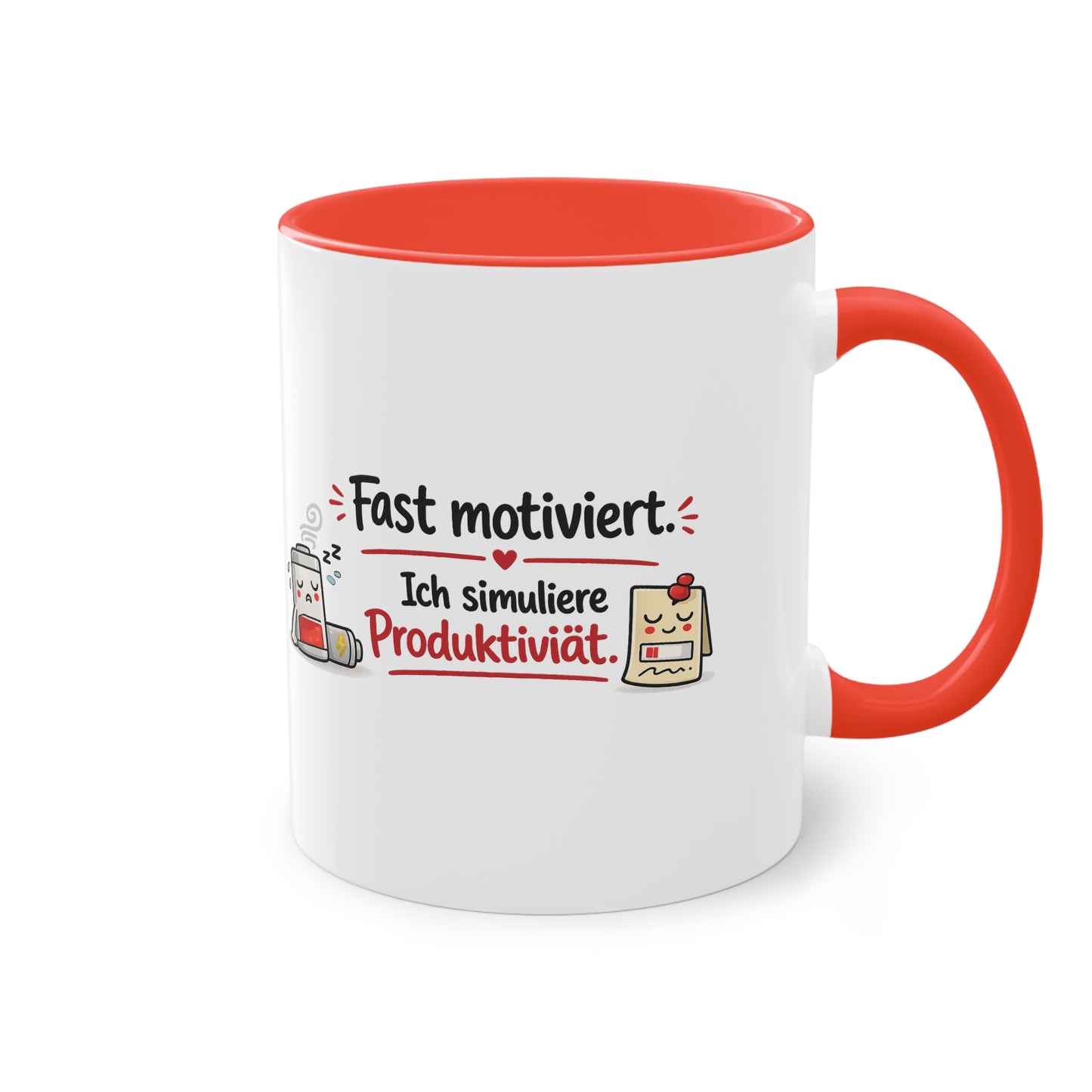 Fast motiviert. – Ich simuliere Produktivität.