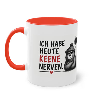 „Ich habe heute keene Nerven.“ – Berliner Sprüche Tasse mit Humor ❤️