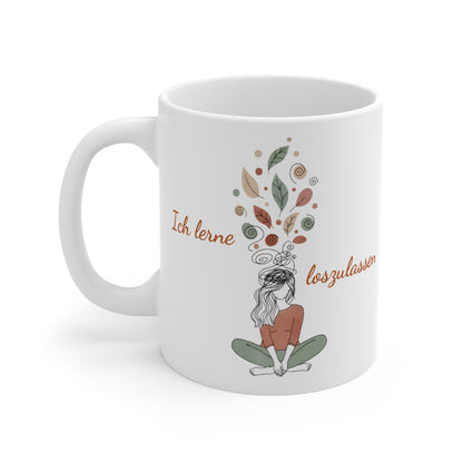 Ich lerne loszulassen Tasse | Achtsamkeits-Becher Geschenk