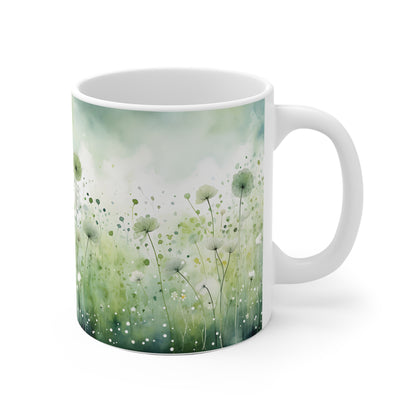 Aquarell Blumen Tasse – Stilvolle Kaffee Tasse mit zartem Naturdesign für entspannte Wohlfühlmomente