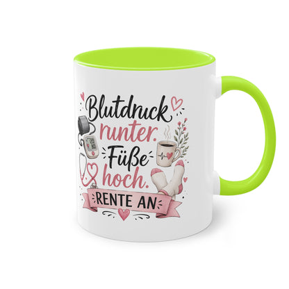 Blutdruck runter. Füße hoch. Rente an. 💗🩺☕
