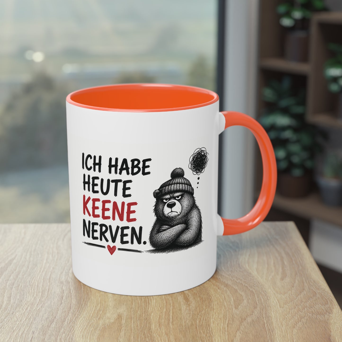 „Ich habe heute keene Nerven.“ – Berliner Sprüche Tasse mit Humor ❤️