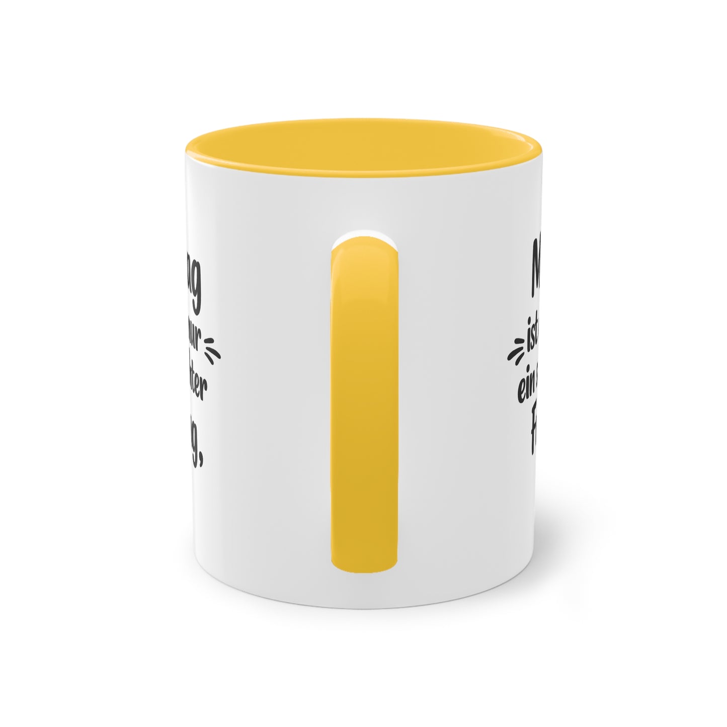 Tasse „Montag ist auch nur ein schlechter Freitag.“ – Lustige Bürotasse mit Humor