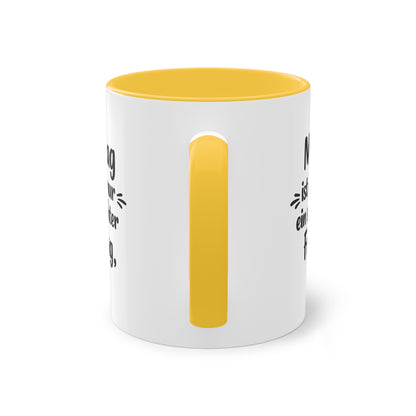 Tasse „Montag ist auch nur ein schlechter Freitag.“ – Lustige Bürotasse mit Humor
