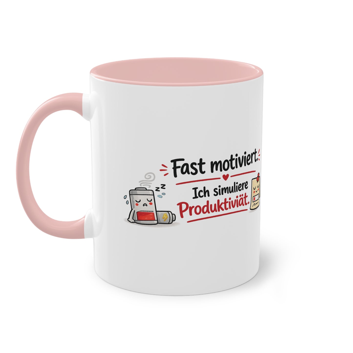 Fast motiviert. – Ich simuliere Produktivität.