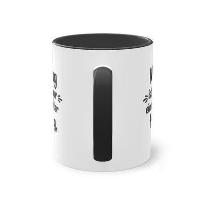 Tasse „Montag ist auch nur ein schlechter Freitag.“ – Lustige Bürotasse mit Humor