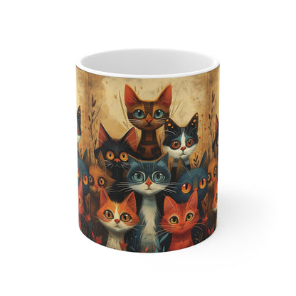 Katzen-Tasse – Liebevoll gestaltetes Katzenmotiv für Tierfreunde 🐱❤️☕