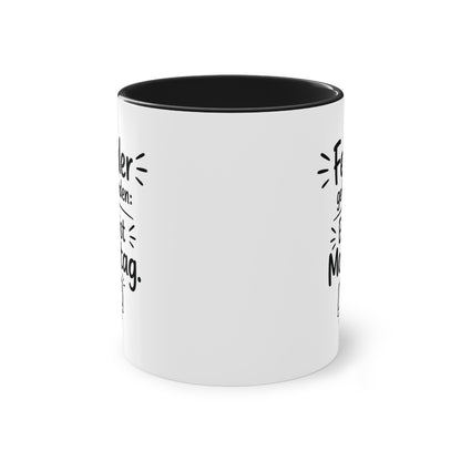 Tasse „Fehler gefunden: Es ist Montag.“ – Lustige Bürotasse mit Humor