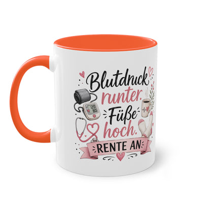 Blutdruck runter. Füße hoch. Rente an. 💗🩺☕