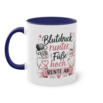 Blutdruck runter. Füße hoch. Rente an. 💗🩺☕