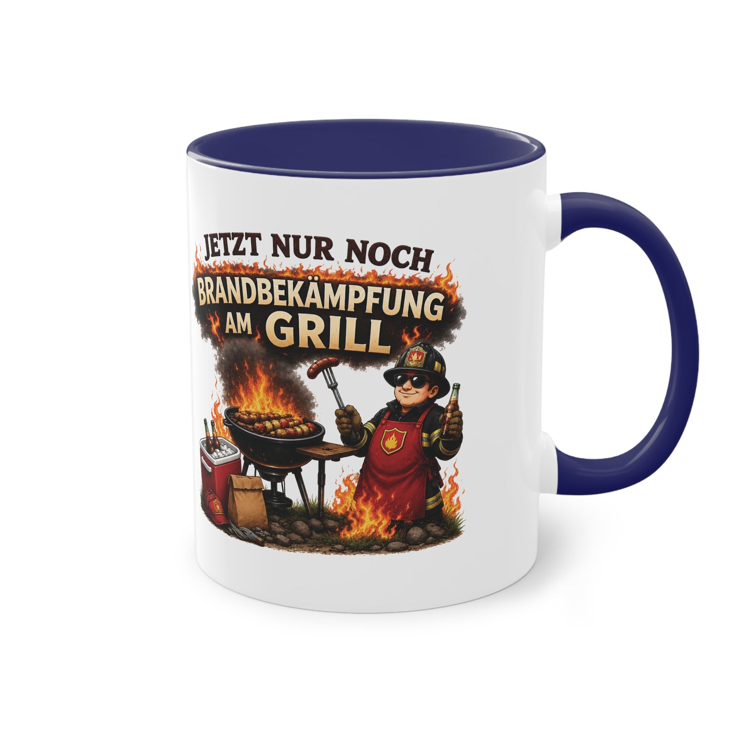 Jetzt nur noch Brandbekämpfung am Grill 🔥🌭🚒