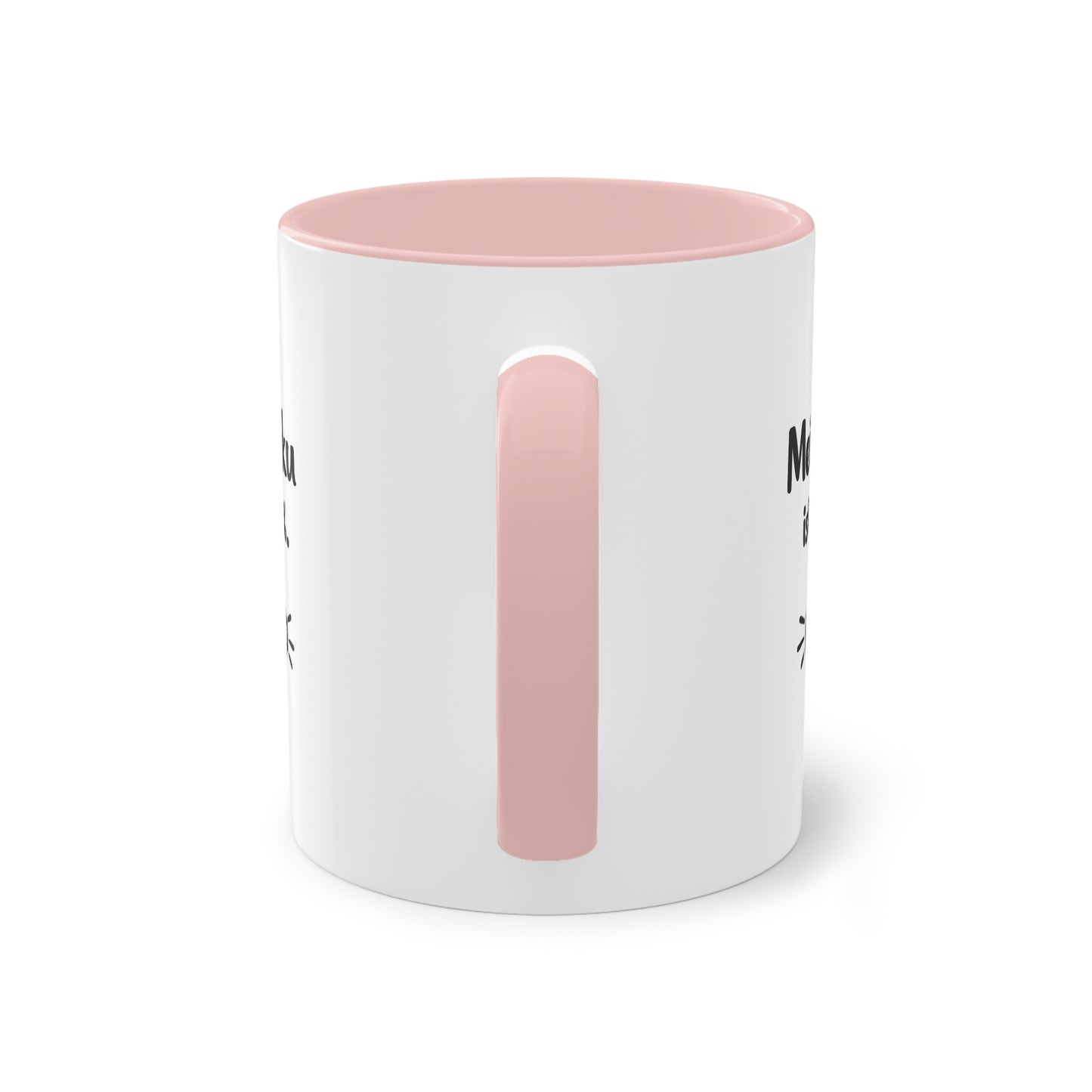 Tasse „Mein Akku ist bei 3 %.“ – Lustige Bürotasse mit Humor