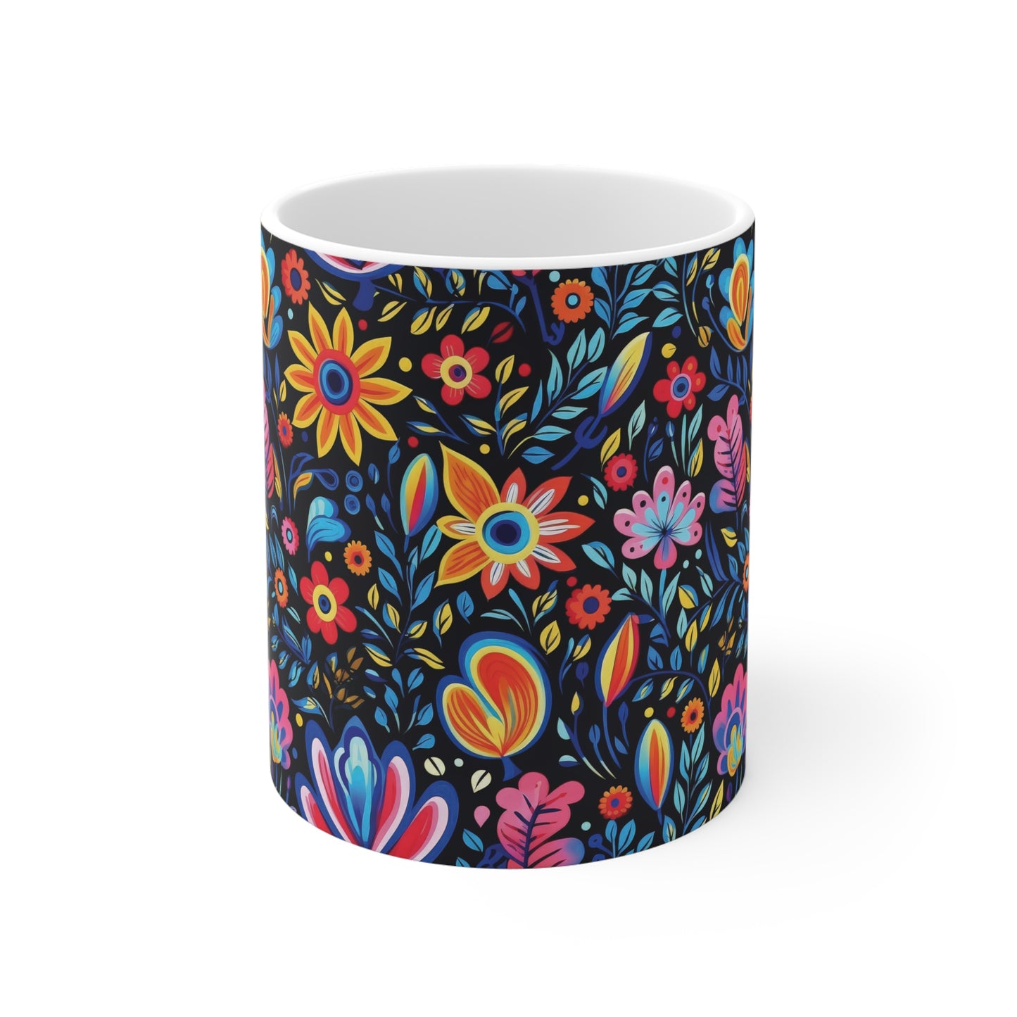 Blumenmuster Tasse – Farbenfrohe Eleganz für jeden Tag 🌸🌼☕