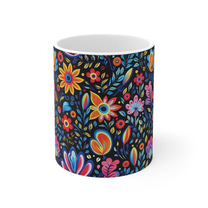 Blumenmuster Tasse – Farbenfrohe Eleganz für jeden Tag 🌸🌼☕