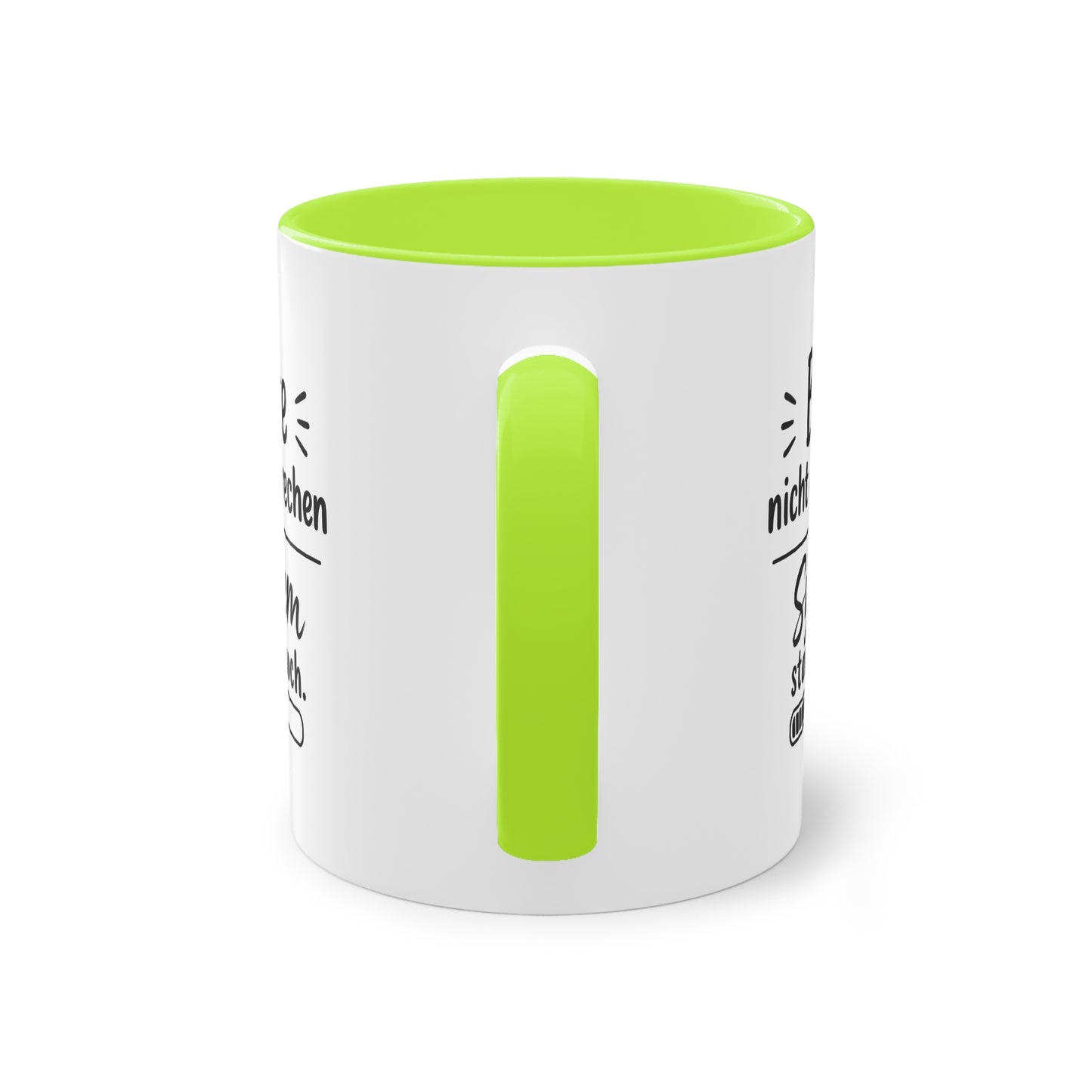 Tasse „Bitte nicht ansprechen. System startet noch.“ – Lustige Bürotasse mit Humor