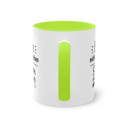 Tasse „Bitte nicht ansprechen. System startet noch.“ – Lustige Bürotasse mit Humor