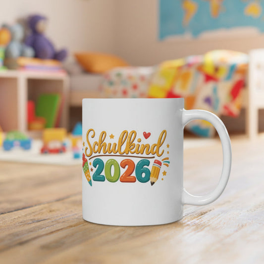 Tasse „Schulkind 2026“