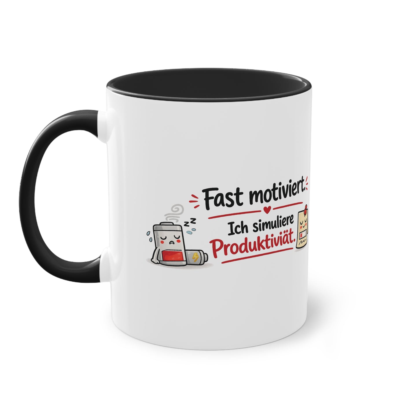 Fast motiviert. – Ich simuliere Produktivität.