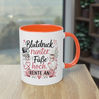 Blutdruck runter. Füße hoch. Rente an. 💗🩺☕