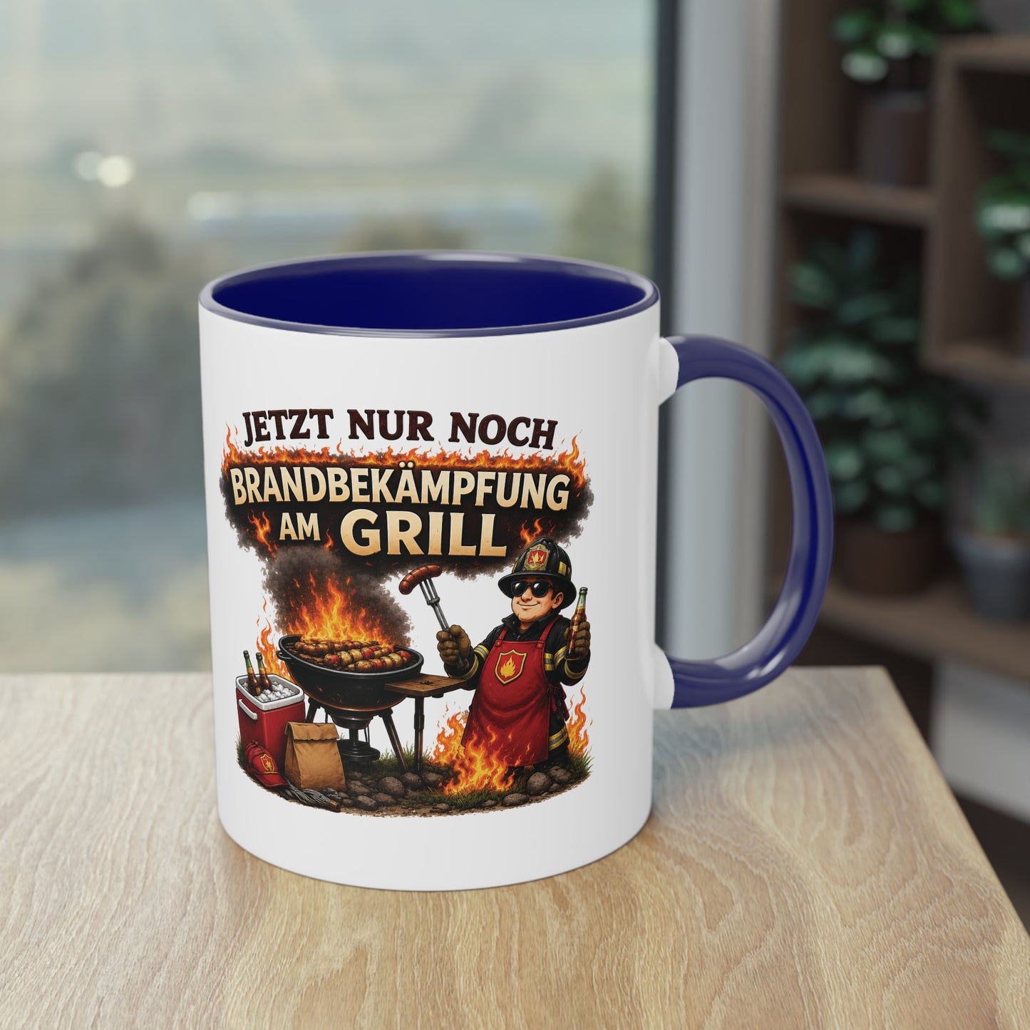 Jetzt nur noch Brandbekämpfung am Grill 🔥🌭🚒