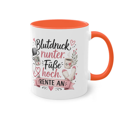 Blutdruck runter. Füße hoch. Rente an. 💗🩺☕