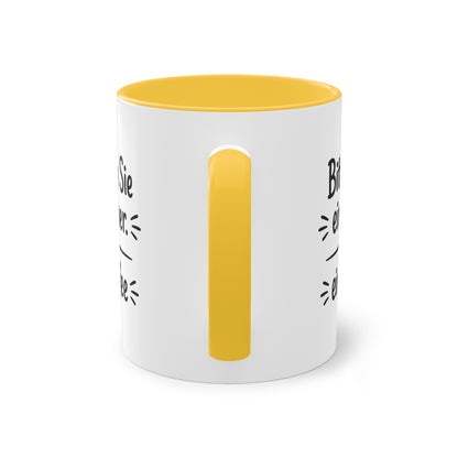 Tasse „Bitte ziehen Sie eine Nummer. Oder einen Kaffee.“ – Humorvolle Behördentasse