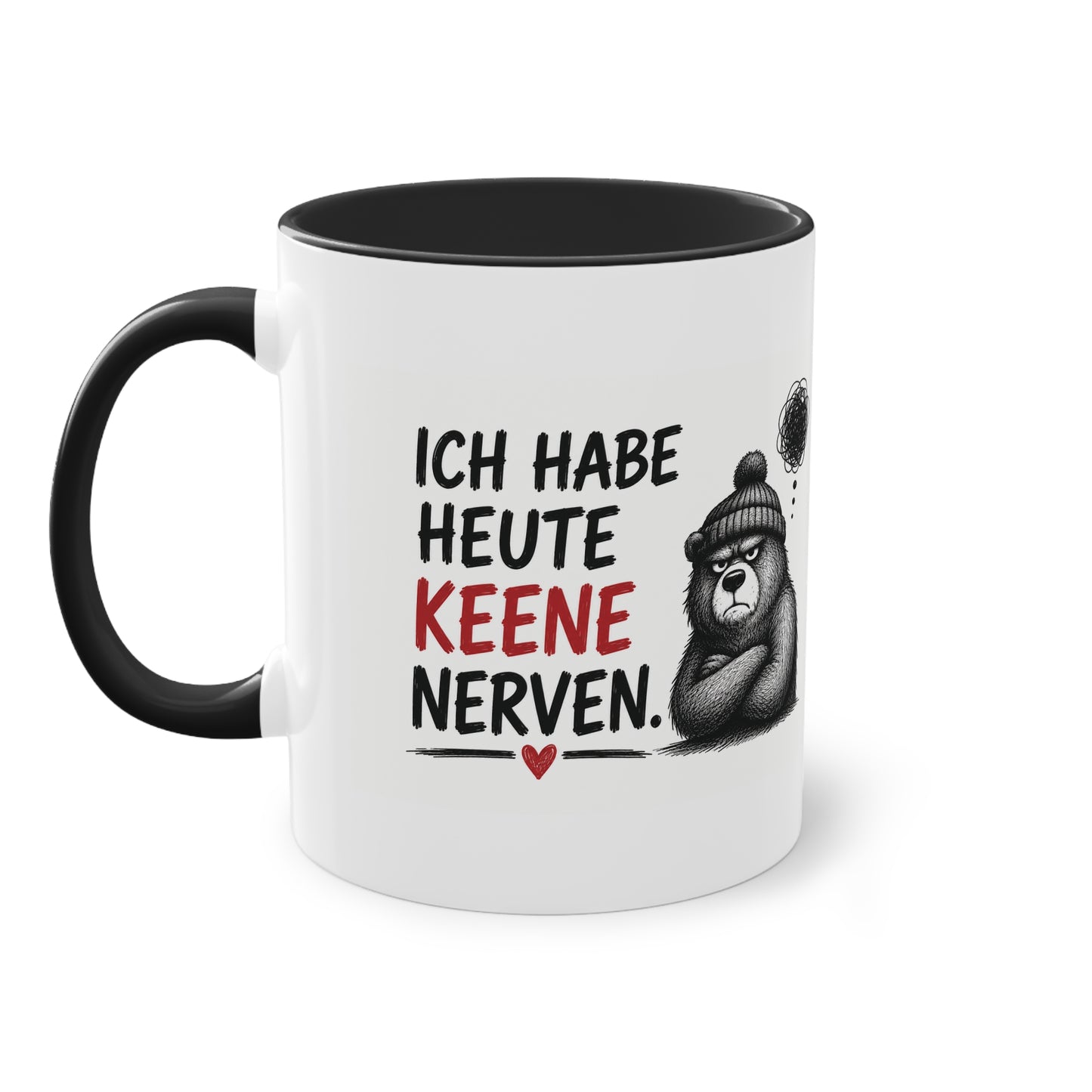 „Ich habe heute keene Nerven.“ – Berliner Sprüche Tasse mit Humor ❤️