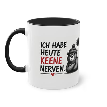 „Ich habe heute keene Nerven.“ – Berliner Sprüche Tasse mit Humor ❤️