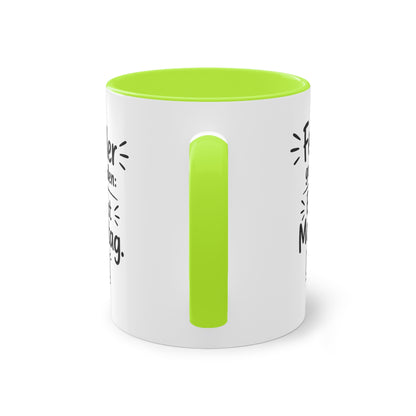 Tasse „Fehler gefunden: Es ist Montag.“ – Lustige Bürotasse mit Humor