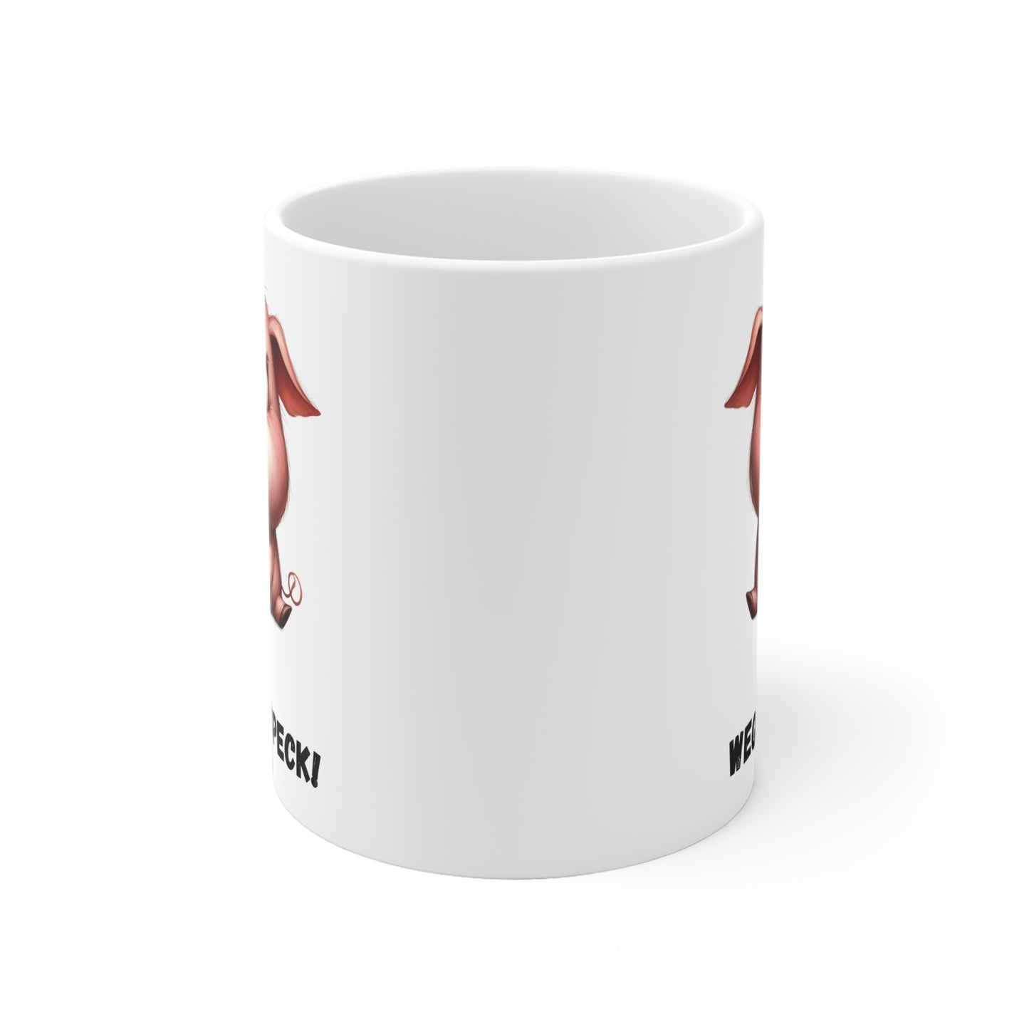 Weg vom Speck Schwein Tasse