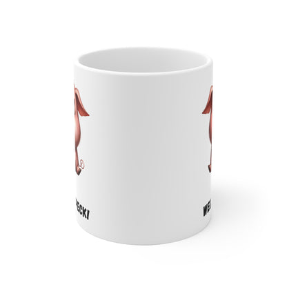 Weg vom Speck Schwein Tasse