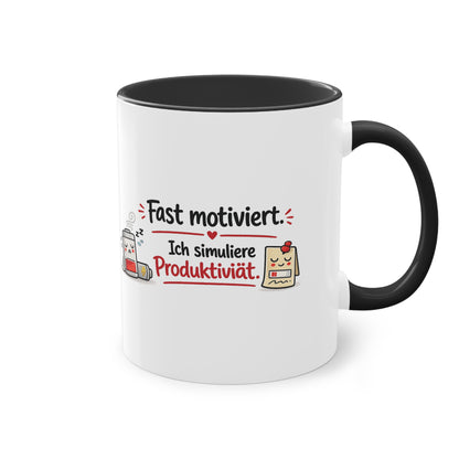 Fast motiviert. – Ich simuliere Produktivität.
