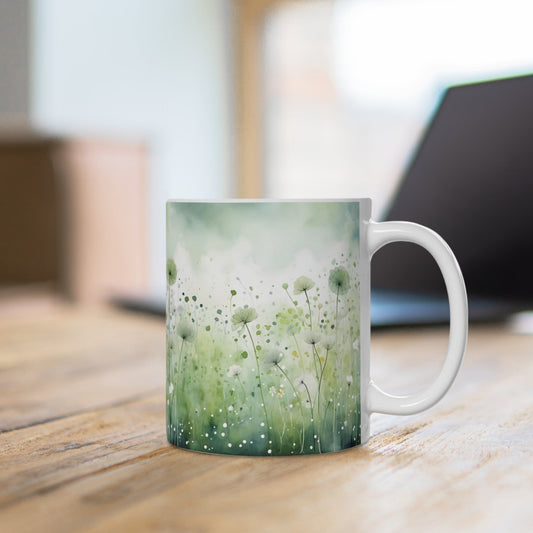 Aquarell Blumen Tasse – Stilvolle Kaffee Tasse mit zartem Naturdesign für entspannte Wohlfühlmomente